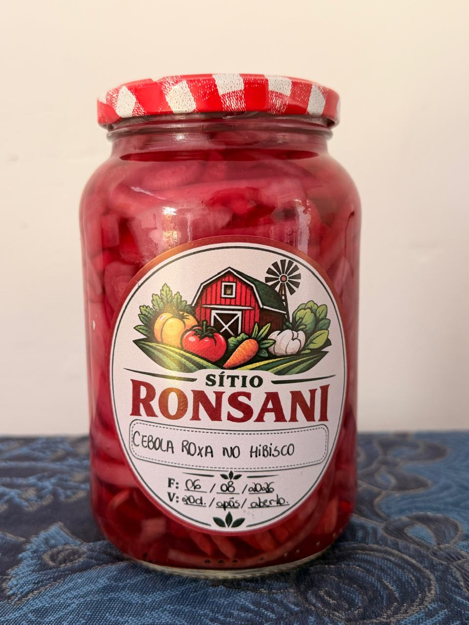 Cebola Roxa no Hibisco